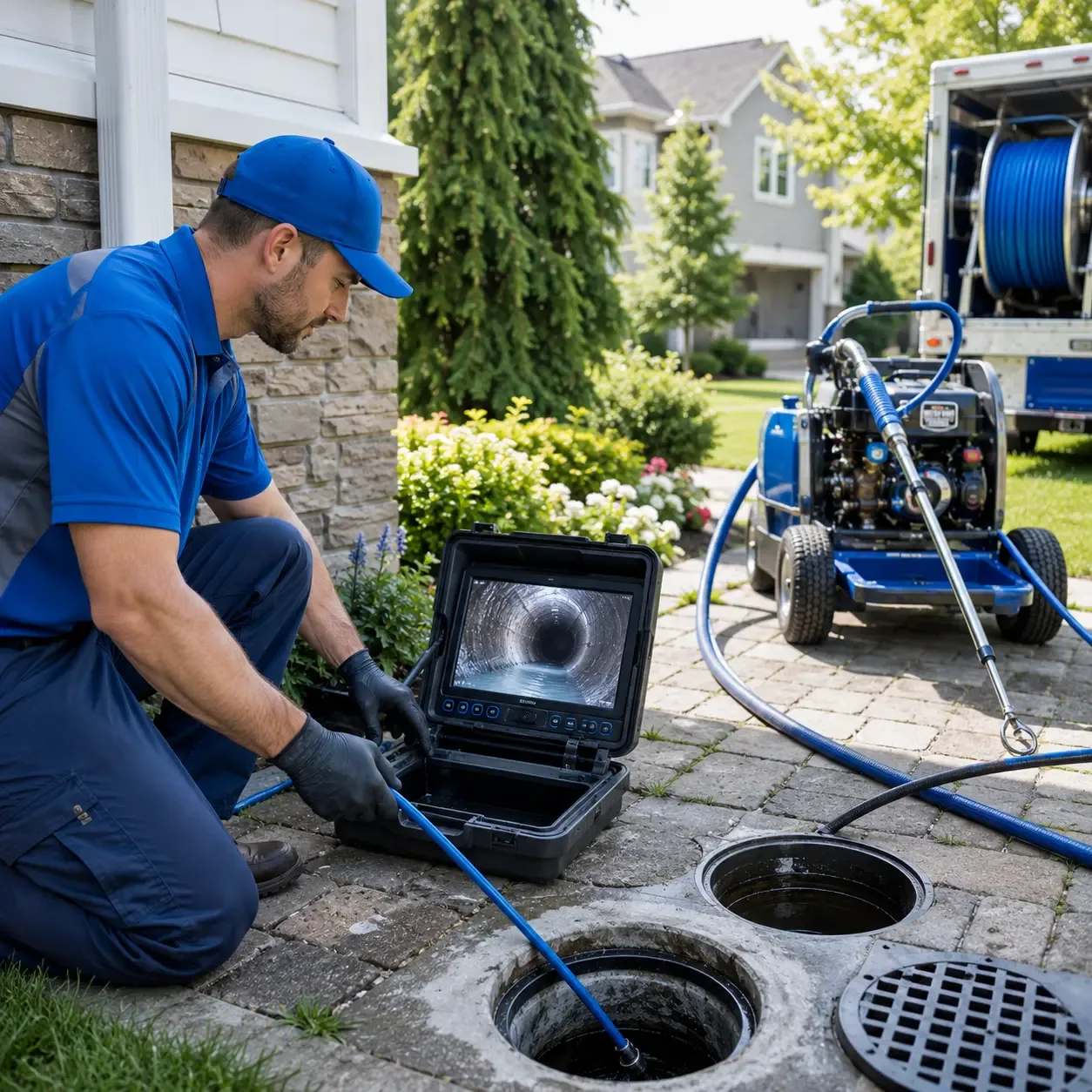 Outdoor drain cleaning professionals serving Barneveld, WI