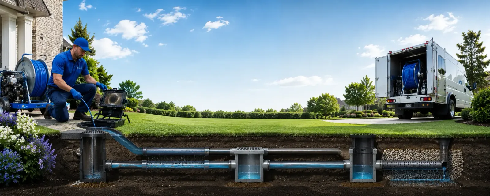 Outdoor drain cleaning information for Barneveld, WI