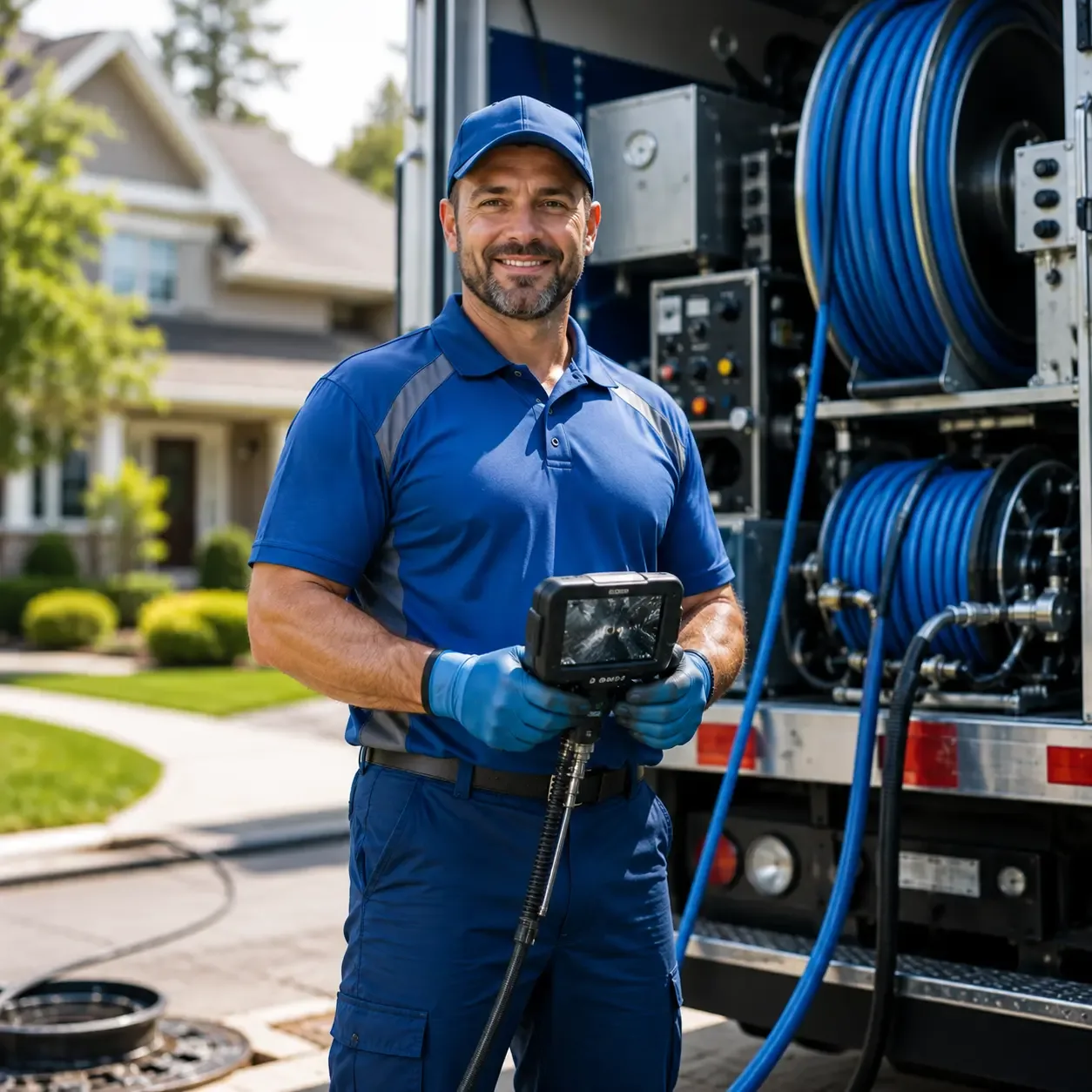 Local outdoor drain cleaning specialists in Barneveld, WI